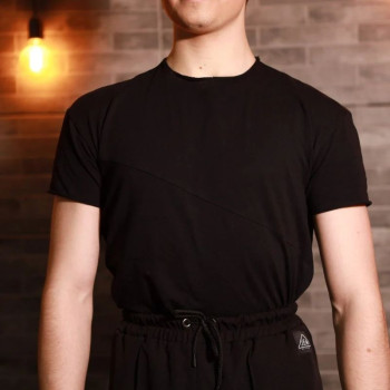 Футболка коса Black