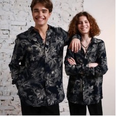 Рубашка unisex "Night Leaf"