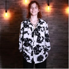 Рубашка unisex "Night Flowers"