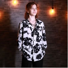 Рубашка unisex "Night Flowers"