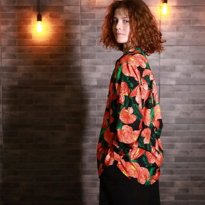 Унісекс сорочка Scarlet Bloom СП-8