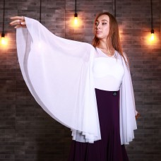 Танцювальне боді для стандарту J.E.M BUTTERFLY AIR White