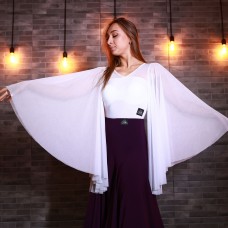 Танцювальне боді для стандарту J.E.M BUTTERFLY AIR White