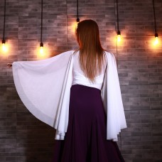 Танцювальне боді для стандарту J.E.M BUTTERFLY AIR White