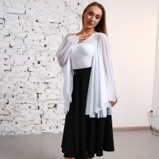 Танцювальне боді для стандарту J.E.M BUTTERFLY AIR White