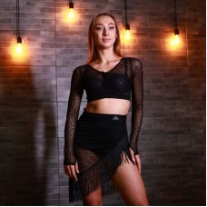Топ "Lola" Leo Net  Black