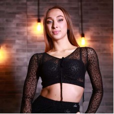 Топ "Lola" Leo Net  Black