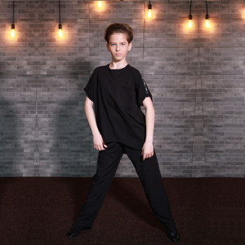 Футболка "Oversize Long Gayd" Black