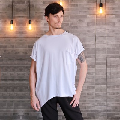 Футболка "Oversize Long Gayd" White