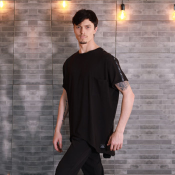 Футболка "Oversize Long Gayd" Black