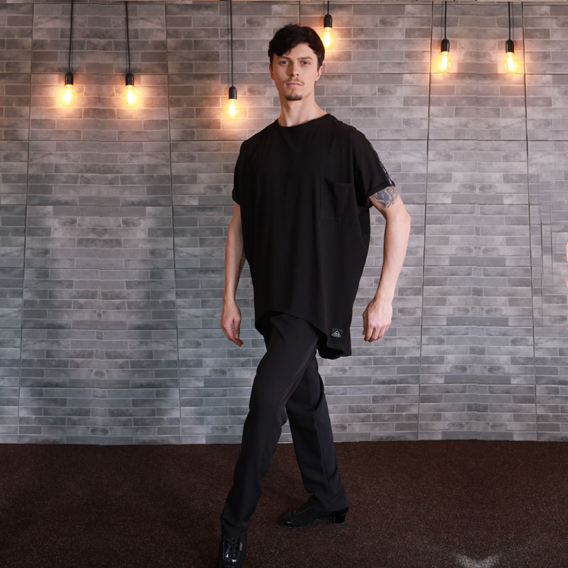 Футболка "Oversize Long Gayd" Black