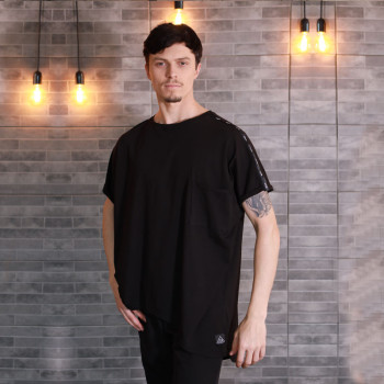 Футболка "Oversize Long Gayd" Black