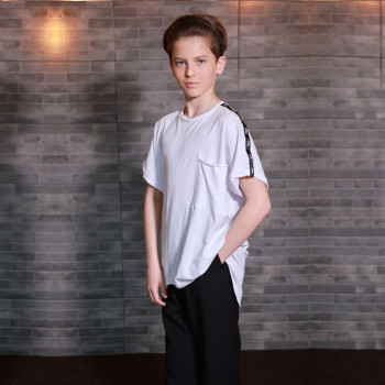Футболка "Oversize Long Gayd" White