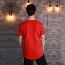Oblique T-shirt "Power" Red
